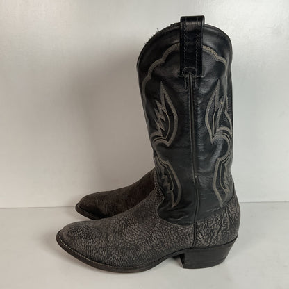 (2) Pairs Of Tony Lama Shoulder Cowboy Boots 8.5 D Style 6252 & 6250