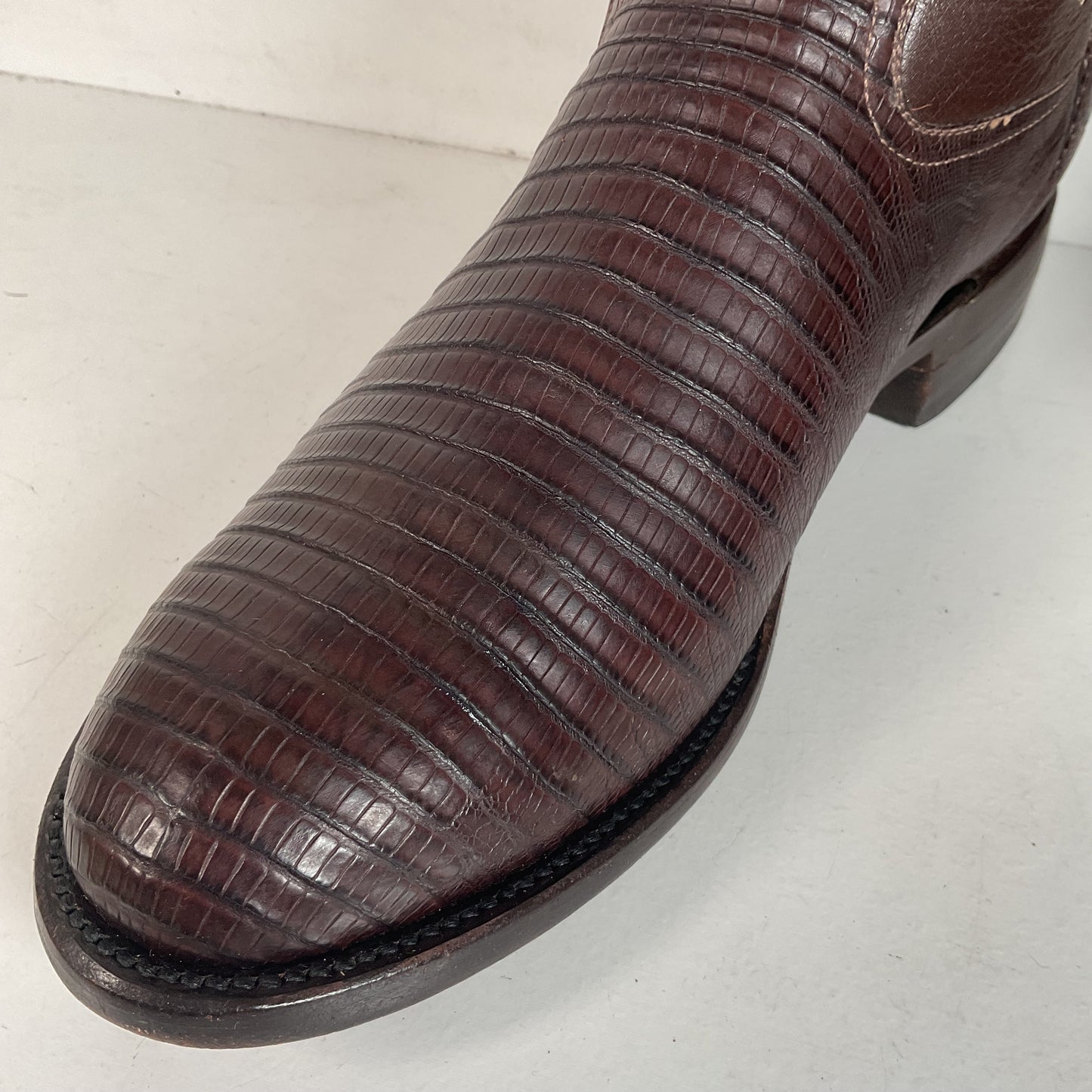 Caboots Lizard Roper Boots 9 E Champion Attitude Custom