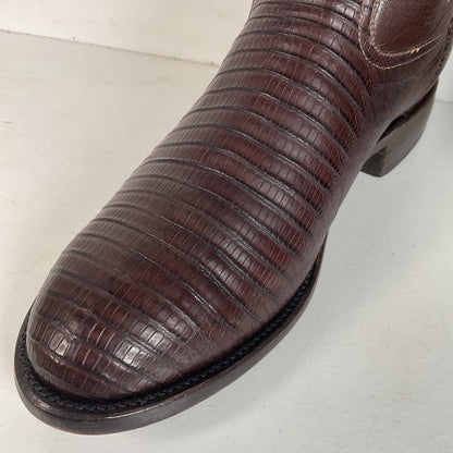 Caboots Lizard Roper Boots 9 E Champion Attitude Custom