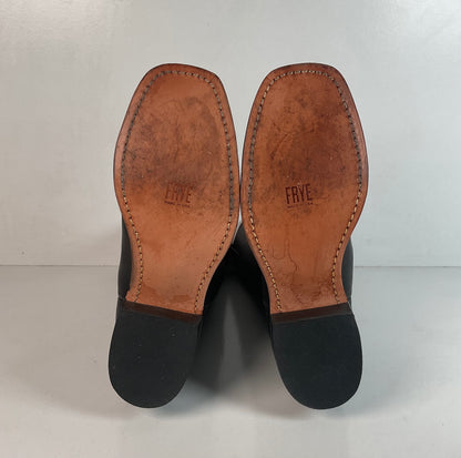 Frye Men’s Black Oiled Cavalry Boots 9.5 M USA Made Campus