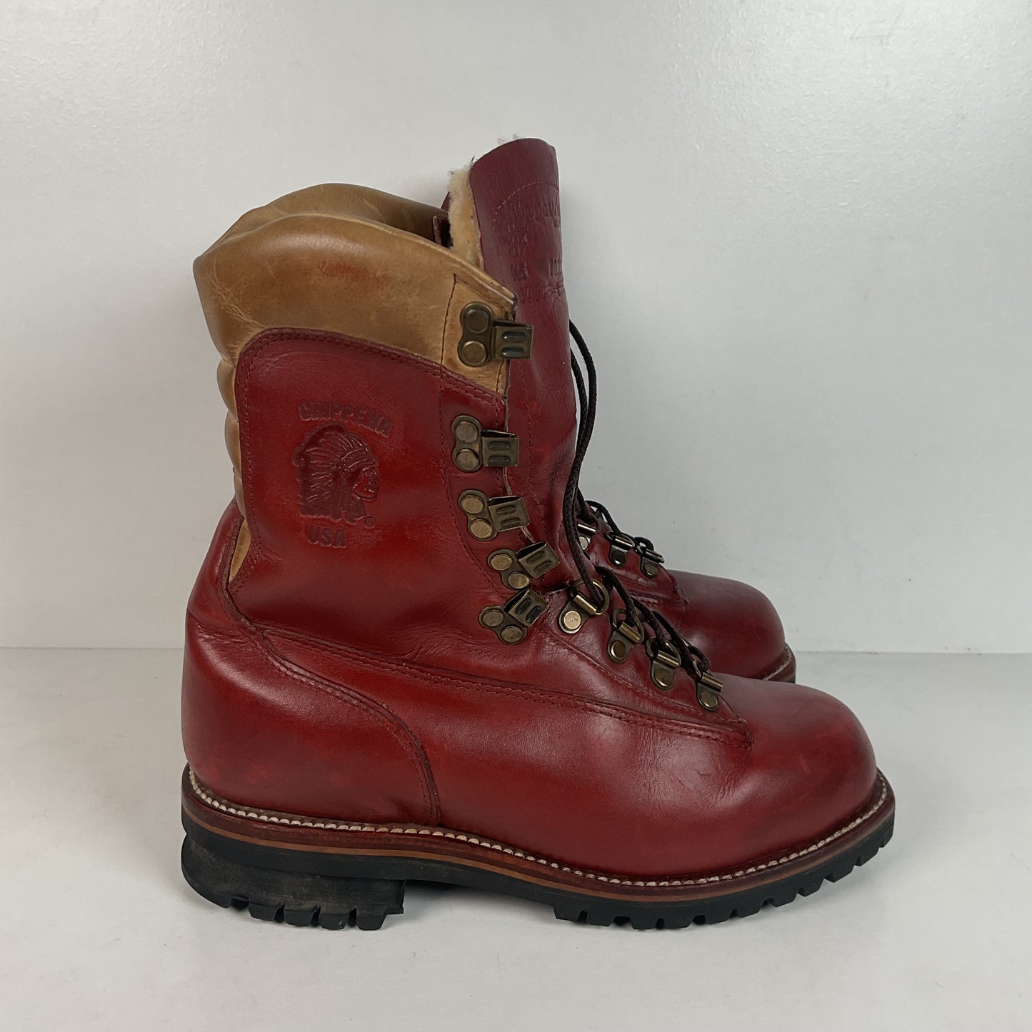 Chippewa Kush N’ Kollar Mountaineering Boots | Shearling | 6.5 E | Women’s 7.5