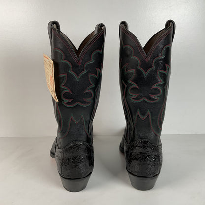 Vintage Olathe Sea Bass Cowboy Boots | Exotic | USA Made | 13 EE