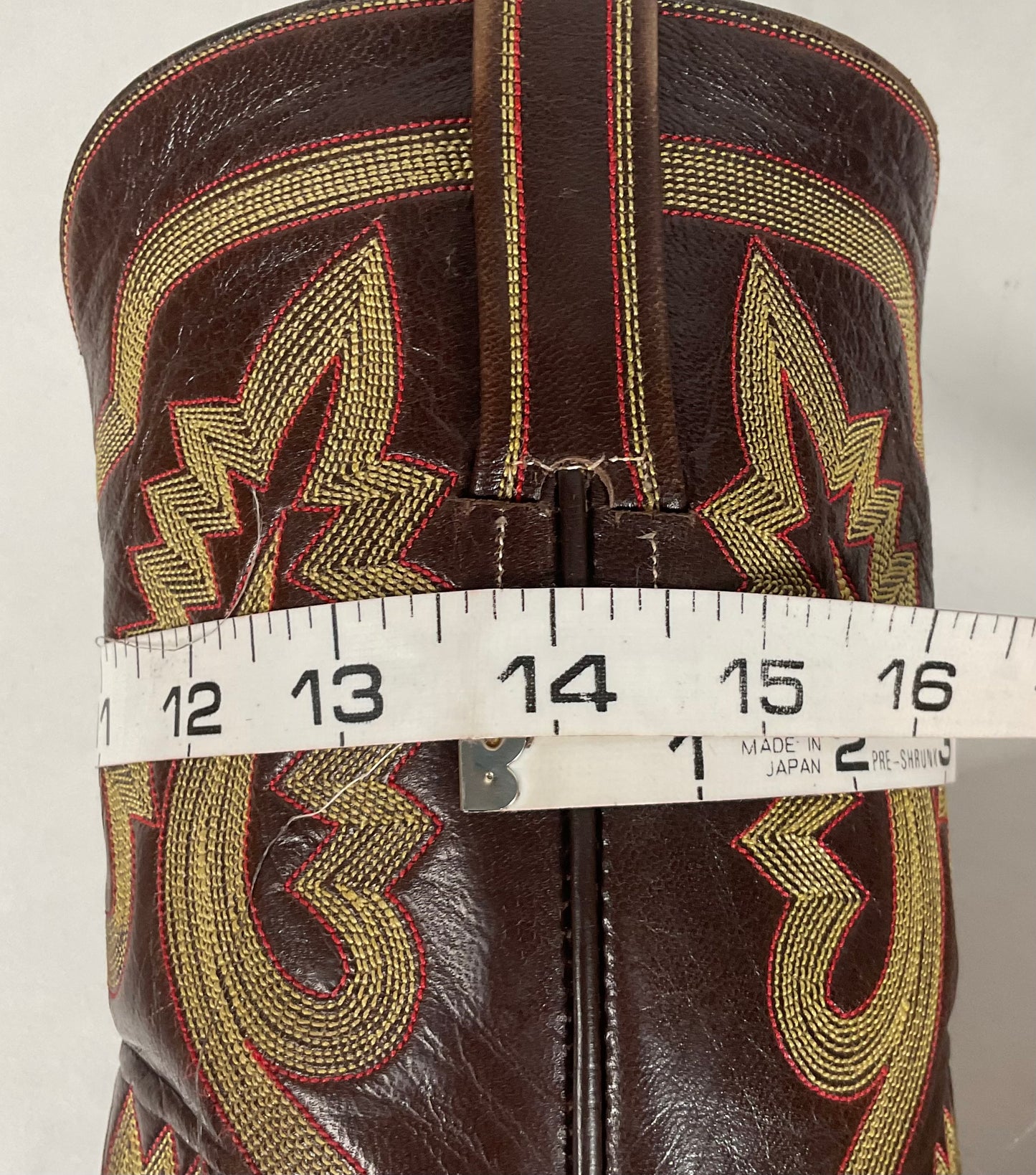 Custom Cowboy Boots | Wingtip Triad | Dark Brown Calfskin | Narrow | Men’s 9.5