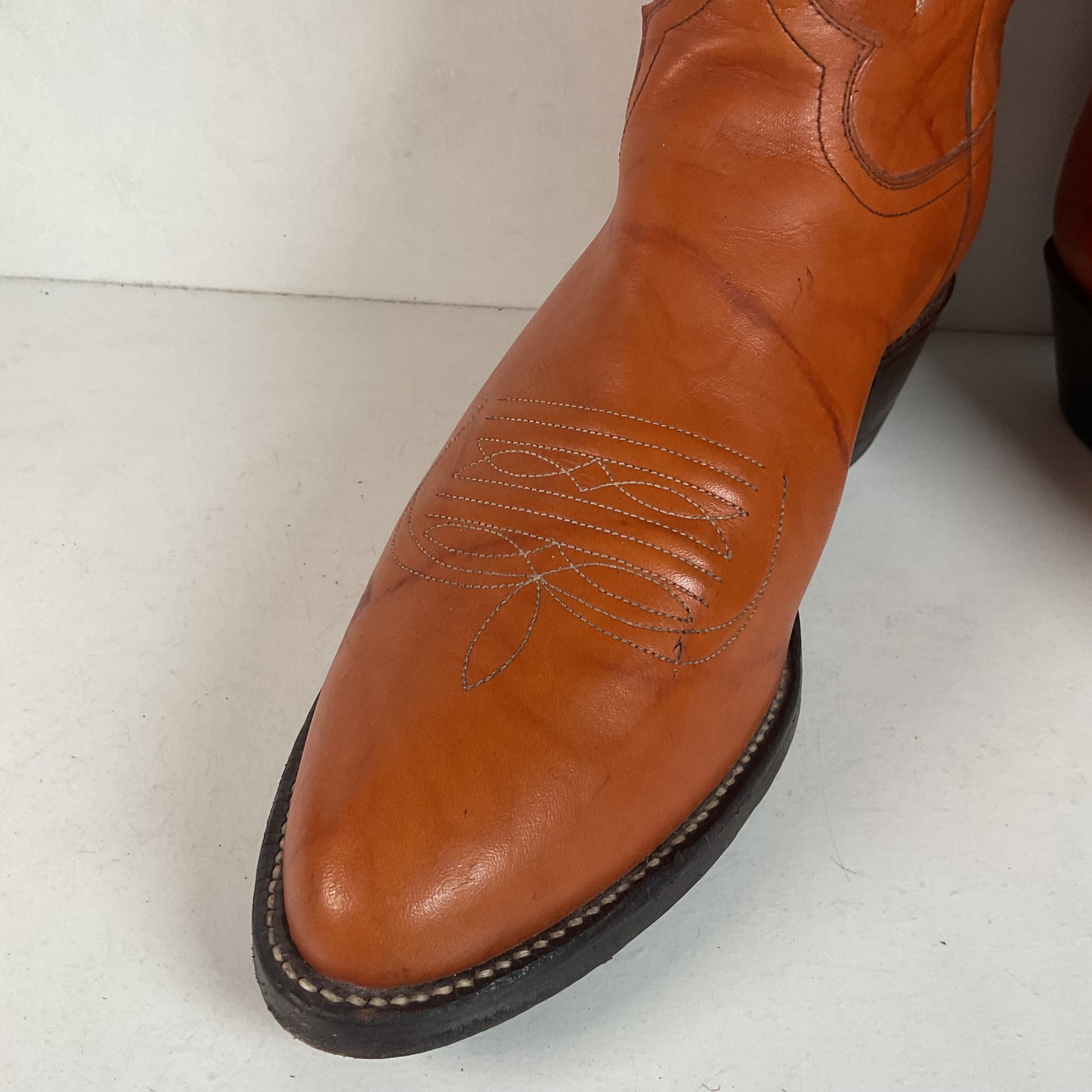 Vintage Justin Redwood Cowboy Boots | USA Made | 10.5 D