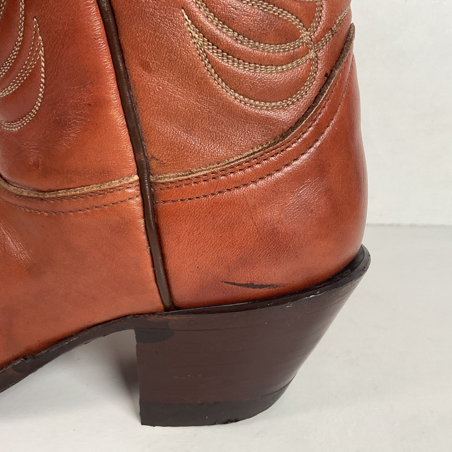 Vintage Tony Lama Tall Cowgirl Boots | Gold Label | Men’s 6.5 C | Women’s 7.5