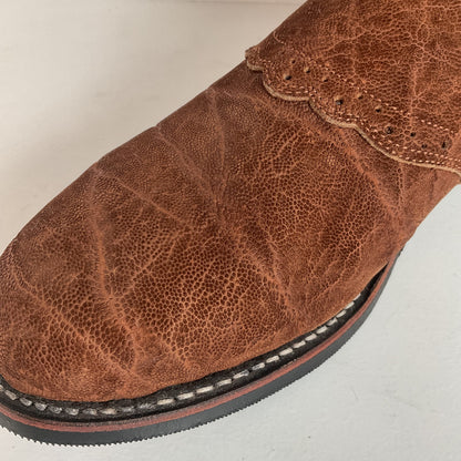 Vintage Larry Mahan Sanded Elephant Roper Boots | Exotic | USA Made | Men’s 9.5 D