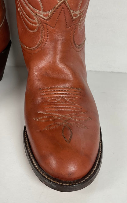 Vintage Tony Lama Tall Cowgirl Boots | Gold Label | Men’s 6.5 C | Women’s 7.5