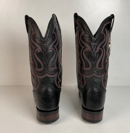 Vintage J. Chisholm Bullhide Cowboy Boots 9 D USA Made Original Box