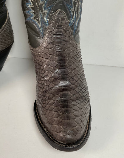 Vintage Tony Lama Gold Label Cowgirl Boots | Python | Men’s 4.5 | Women’s 5.5