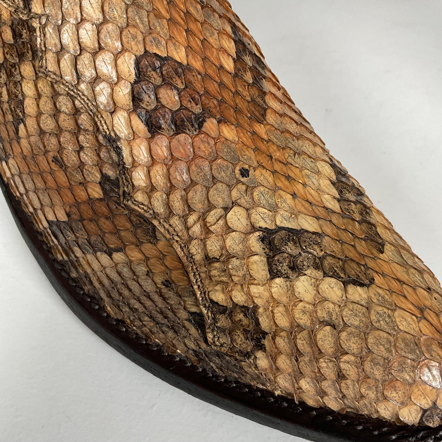Lucchese 2000 Canebrake Rattlesnake | USA Made | Timber Snakeskin | Men’s 8 D