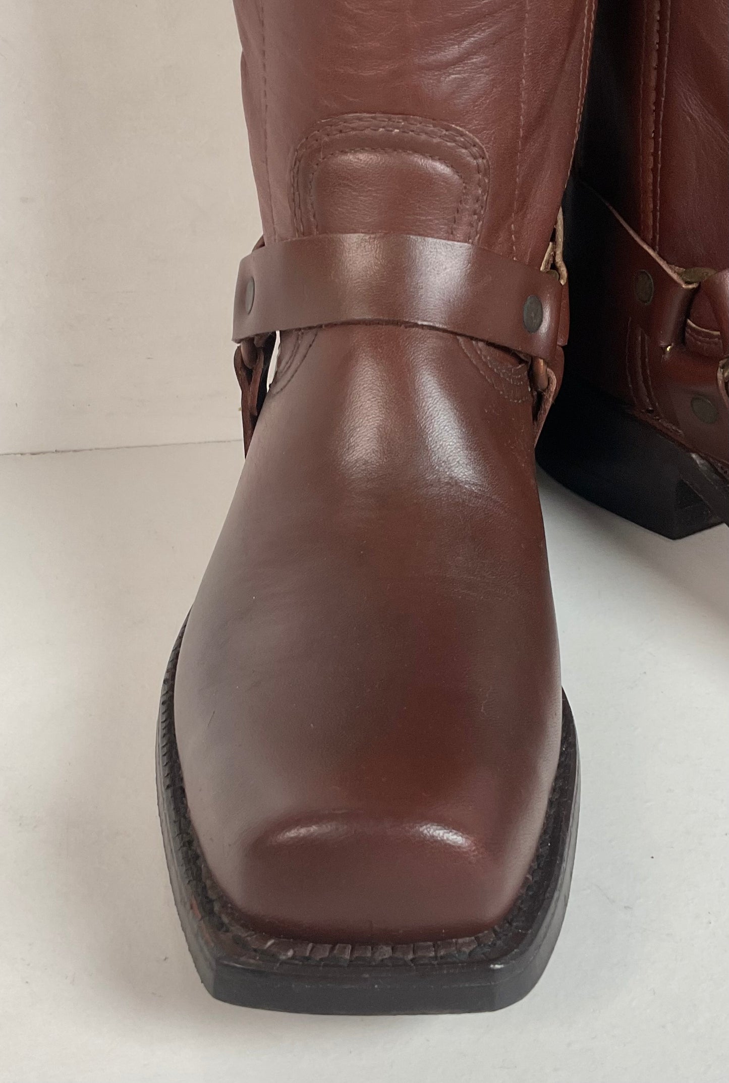 1970s Rodeo Harness Motorcycle Boots 9.5 D USA Made