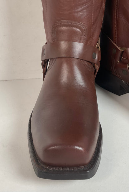 1970s Rodeo Harness Motorcycle Boots 9.5 D USA Made