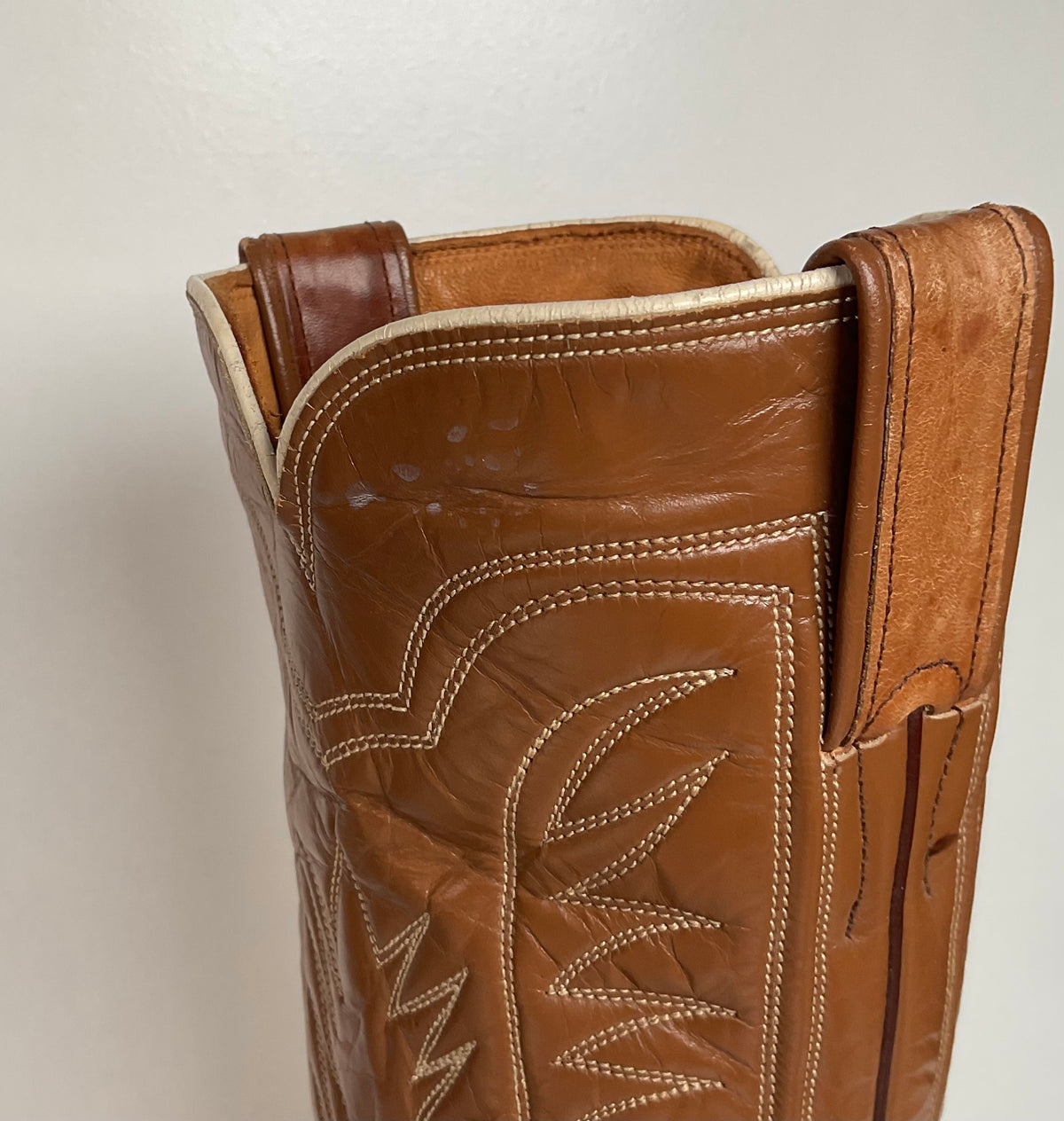 Vintage Justin Fort Worth Cowboy Boots | X Toe | White Label | Men’s 7 D