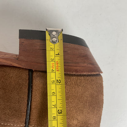 1960s Rodeo Suede Cowboy Boots 11.5 D Rough Out USA Made