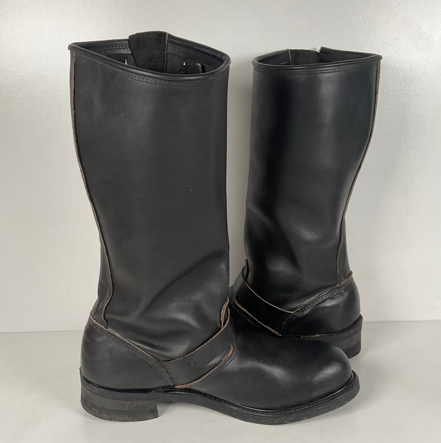 Vintage Carolina Tall Engineer Boots | Saftey Toe | USA Made | Wide | Men’s 12 W