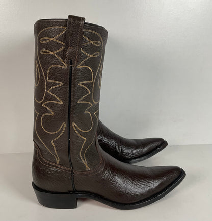 Vintage Acme Cowboy Boots | 1960s | Brown | Narrow | Men’s 8 | Women’s 9