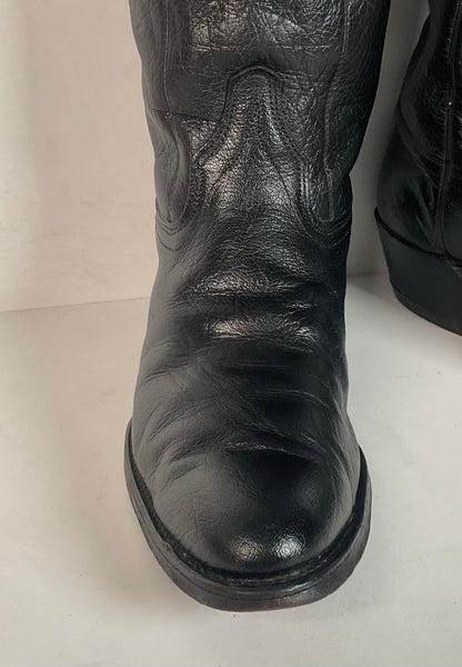 Vintage Wrangler Water Buffalo Cowboy Boots | 1960s-1970s | USA Made | 9.5 D