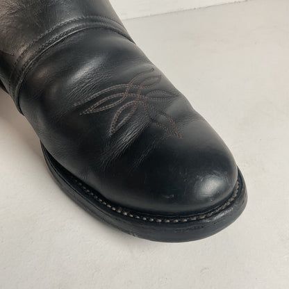 Vintage Tony Lama Tall Buckaroo Boots 11 D Thick Hide