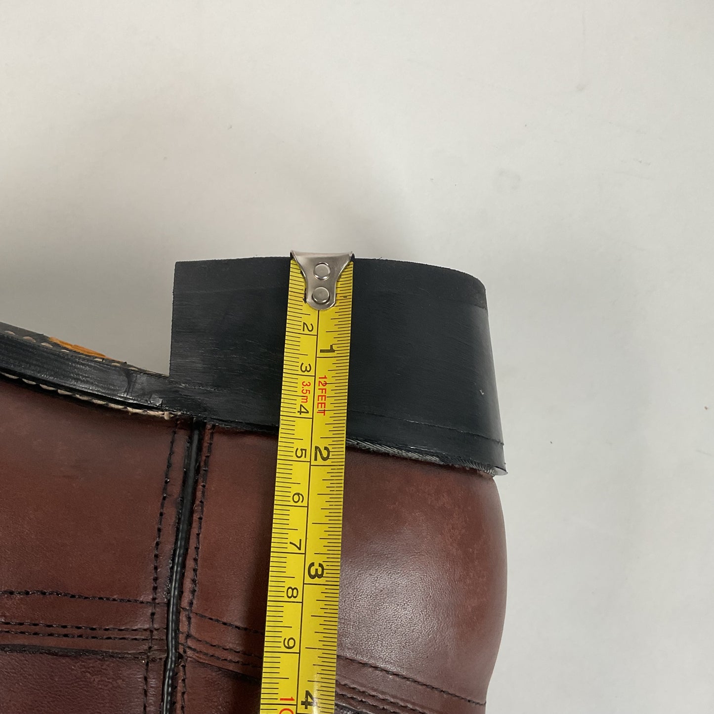 Vintage Georgia Western Work Boots 9.5 Thick Hide USA Made