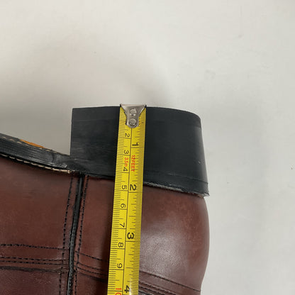 Vintage Georgia Western Work Boots 9.5 Thick Hide USA Made