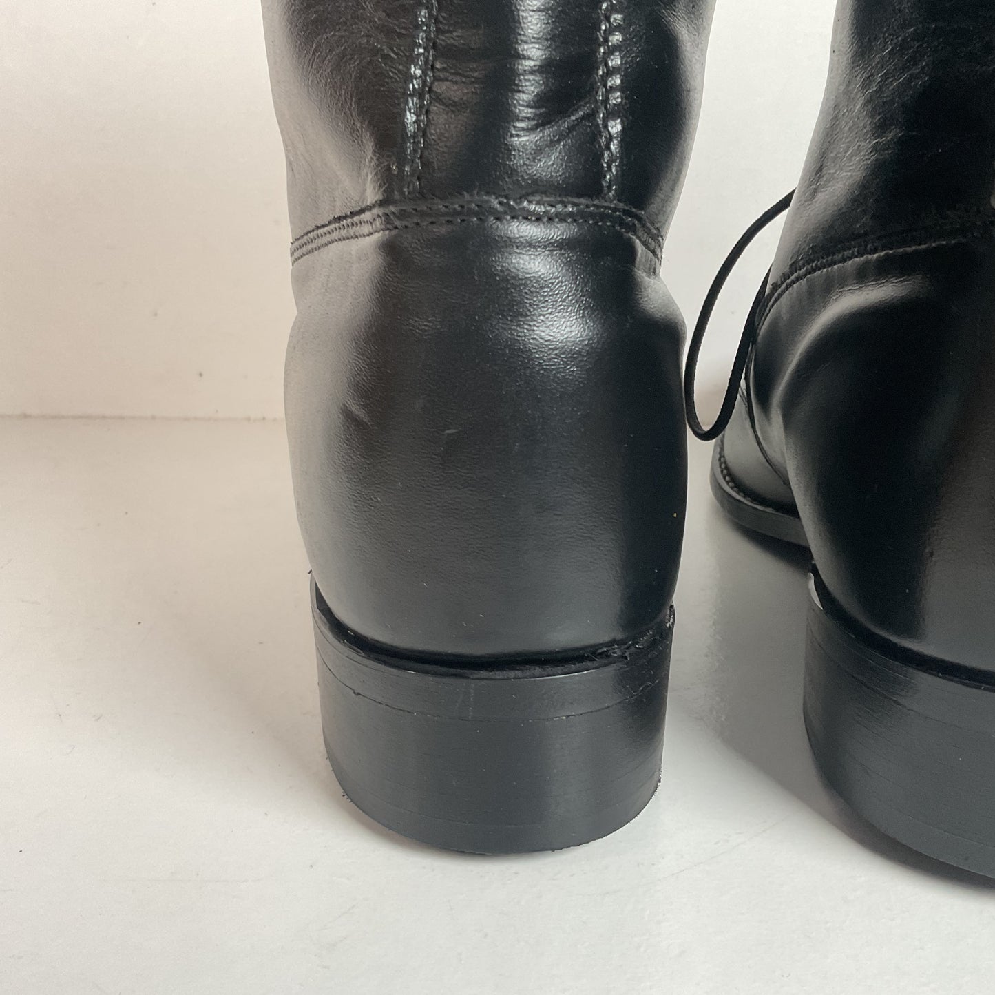 Vintage J. Chisholm Kiltie Packer Boots 9.5 EE USA Made Lace Up