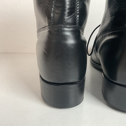 Vintage J. Chisholm Kiltie Packer Boots 9.5 EE USA Made Lace Up