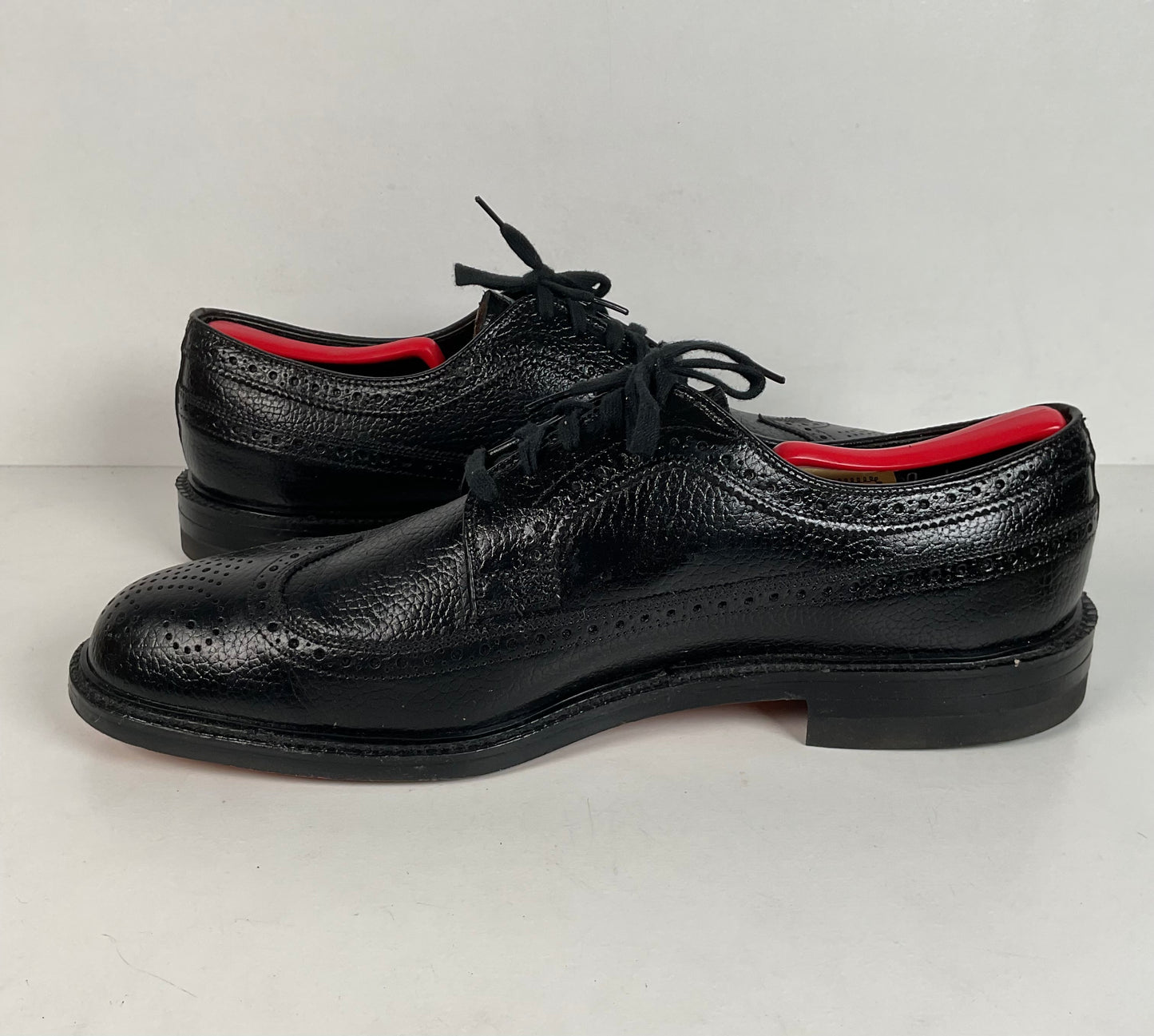 Vintage Nunn Bush Derby Shoes | Brogue | Longwing | 1970s-1980s | Men’s 11 D