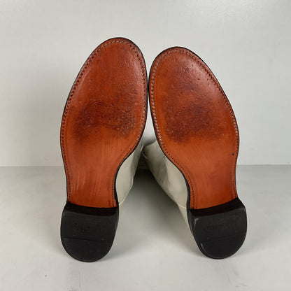 Justin Pearl White Roper Boots | Cowgirl | USA Made | Women’s 7.5 B