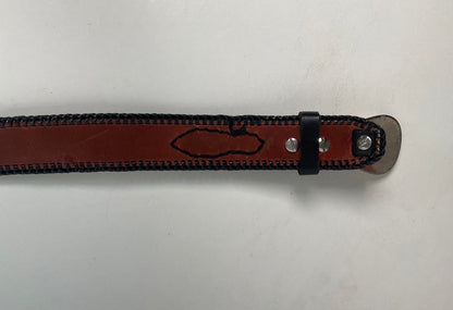 Custom Timber Rattlesnake Cowboy Belt |Canebrake | Braided | Snake Skin