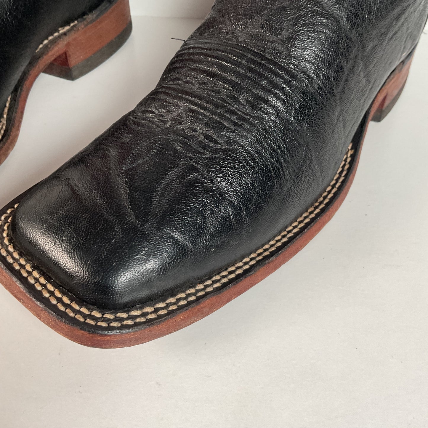 Justin Bent Rail Wildebeest Cowboy Boots | Exotic | USA Made | 10.5 D