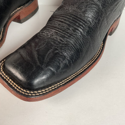 Justin Bent Rail Wildebeest Cowboy Boots | Exotic | USA Made | 10.5 D