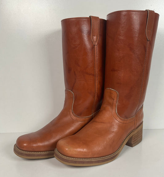 Vintage Dingo Acme Campus Boots 10 D USA Made Chunky