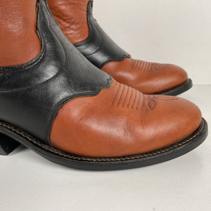 Olathe Tall Top Buckaroo Boots | USA Made | Overlay | Men’s 6 C | Women’s 7