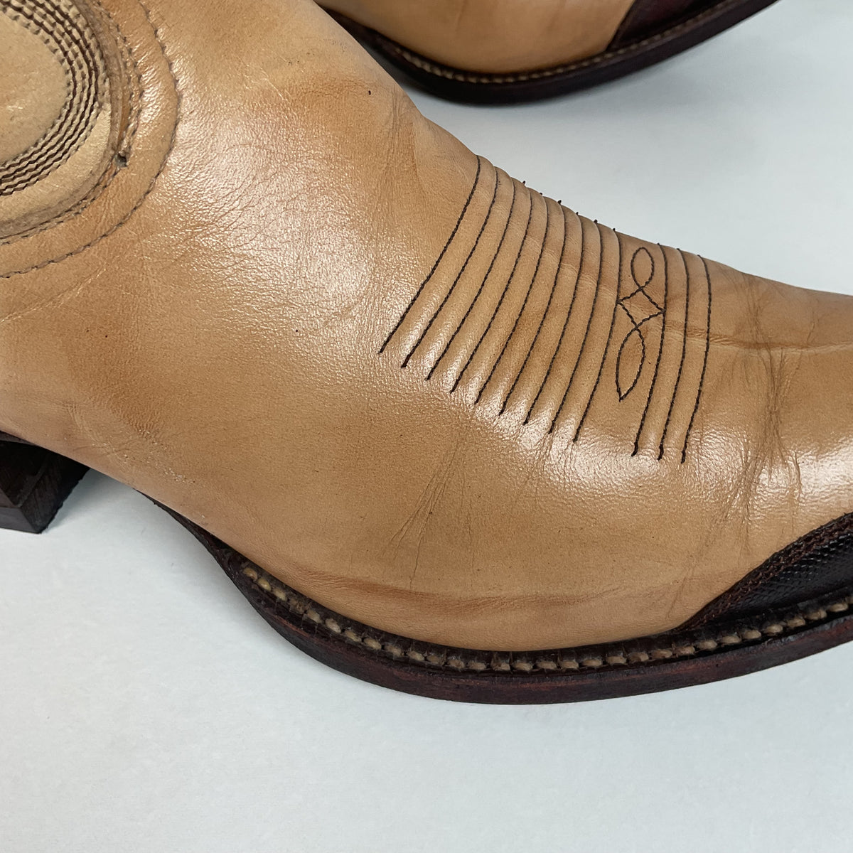 Vintage Tony Lama Teju Lizard Wingtip Cowboy Boots | Gold Label | Men’s 8.5 D