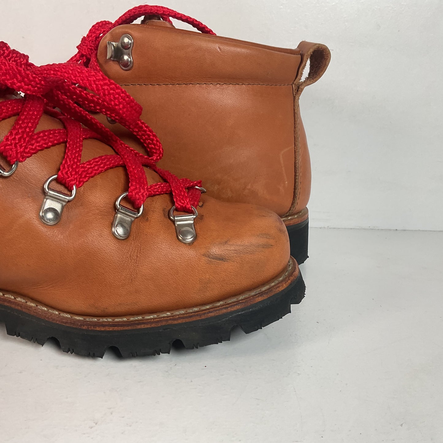 Vintage Knapp Mountaineering Boots | USA Made | Safety Toe | Stomper | 8.5