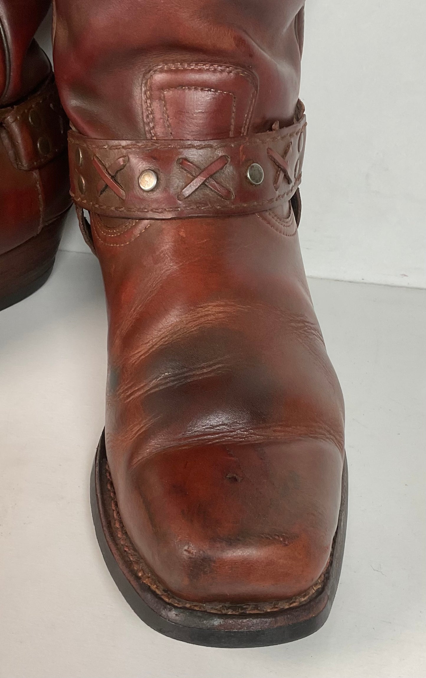 Vintage Boulet Vagabond Harness Boots Men’s 8.5 E Thrashed