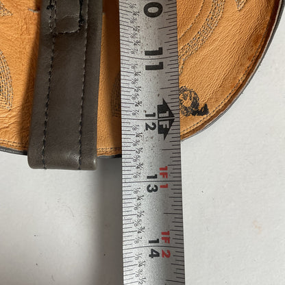 Vintage Nocona Bull Shoulder Cowboy Boots | USA Made | Grey | Men’s 12 D