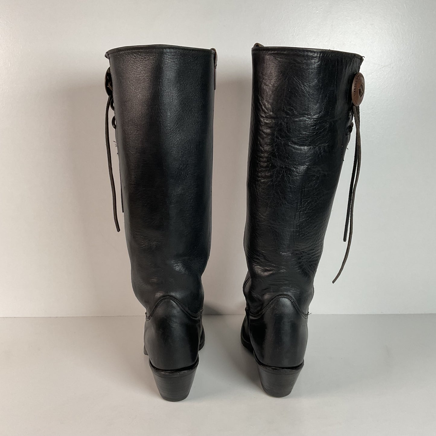 Lady Harley Davidson Motorcycle Boots | Tall | USA Made | Black | Women’s 7 M