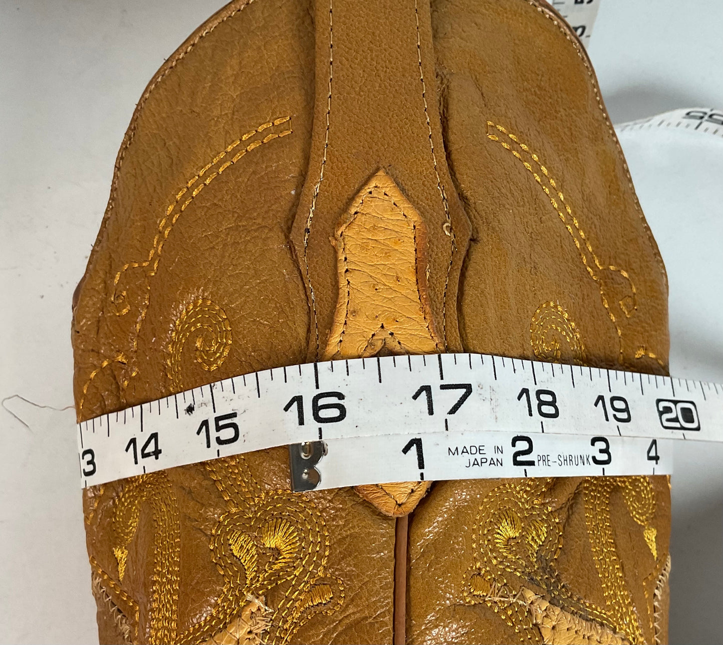 Cuadra Butterscotch Ostrich Quill Cowboy Boots US 10 Exotic