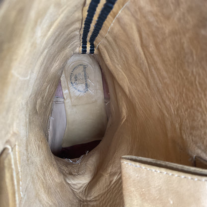 Cock of The Walk Cowboy Boots 12.5 Hand Tooled Carrie Cameron Designs