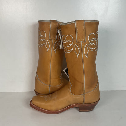 Justin Women’s Banana Campus Western Boots 6.5 B Cutter Toe New With Tags