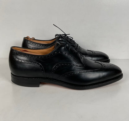 Vintage Johnston Murphy Oxford Shoes | USA Made | Classic Black | Men’s 12 D