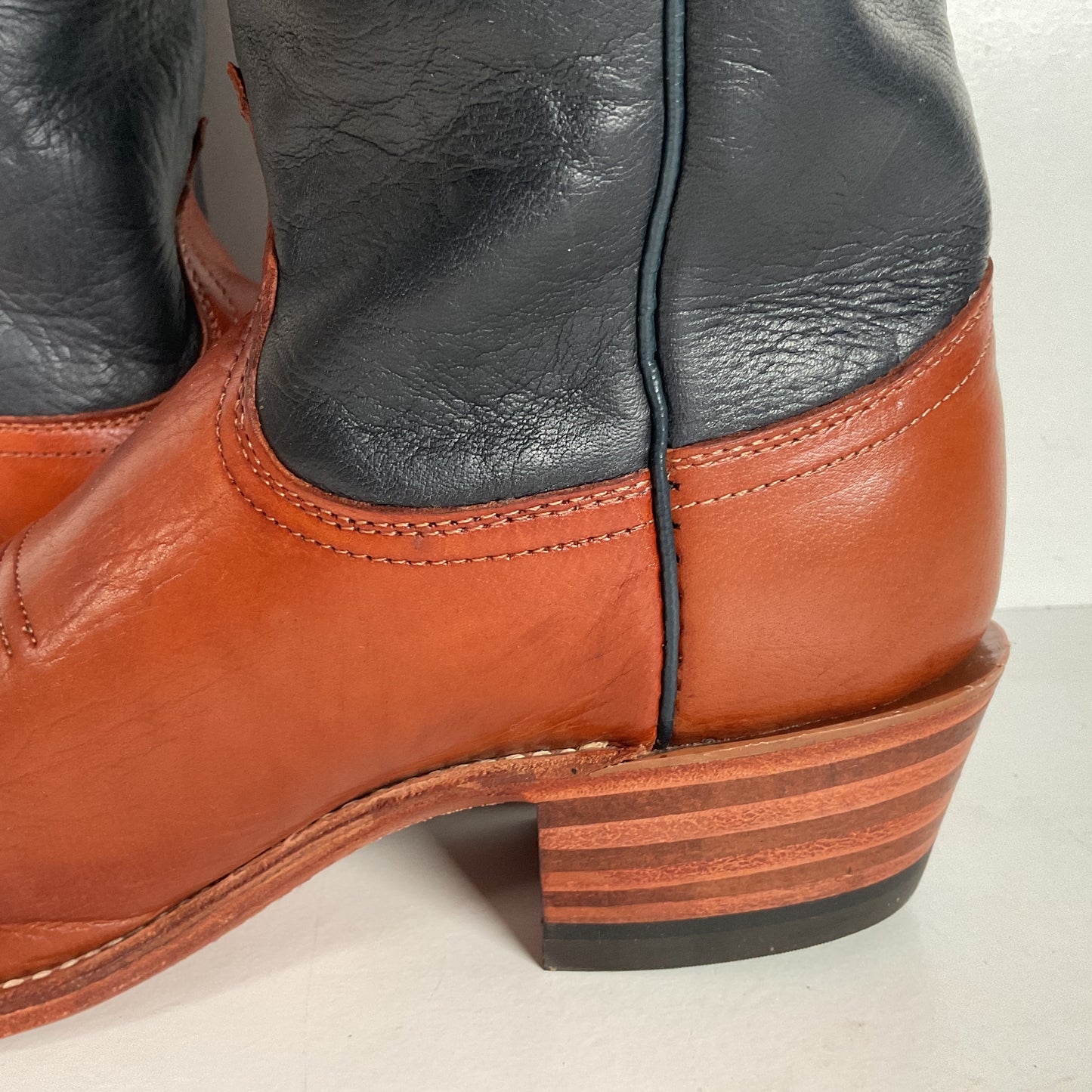 Vintage Dan Post Cowgirl Boots | USA Made | Tooled Inlays | Women’s 7 M