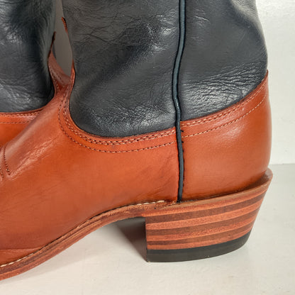 Vintage Dan Post Cowgirl Boots | USA Made | Tooled Inlays | Women’s 7 M