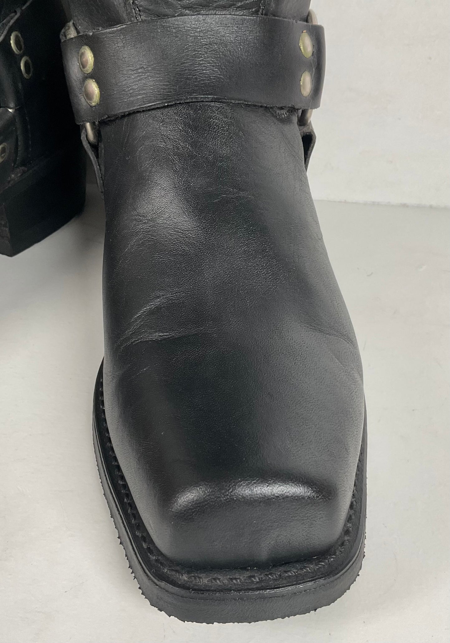 Vintage Santa Fe Harness Boots | USA Made | Men’s 9.5 D