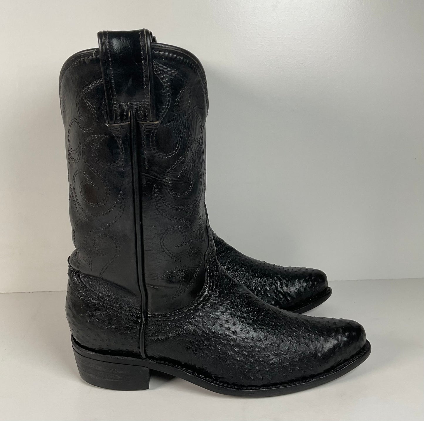 Custom Turkey Quill Cowboy Boots | USA Made | Gallapava | Men’s 9.5 D
