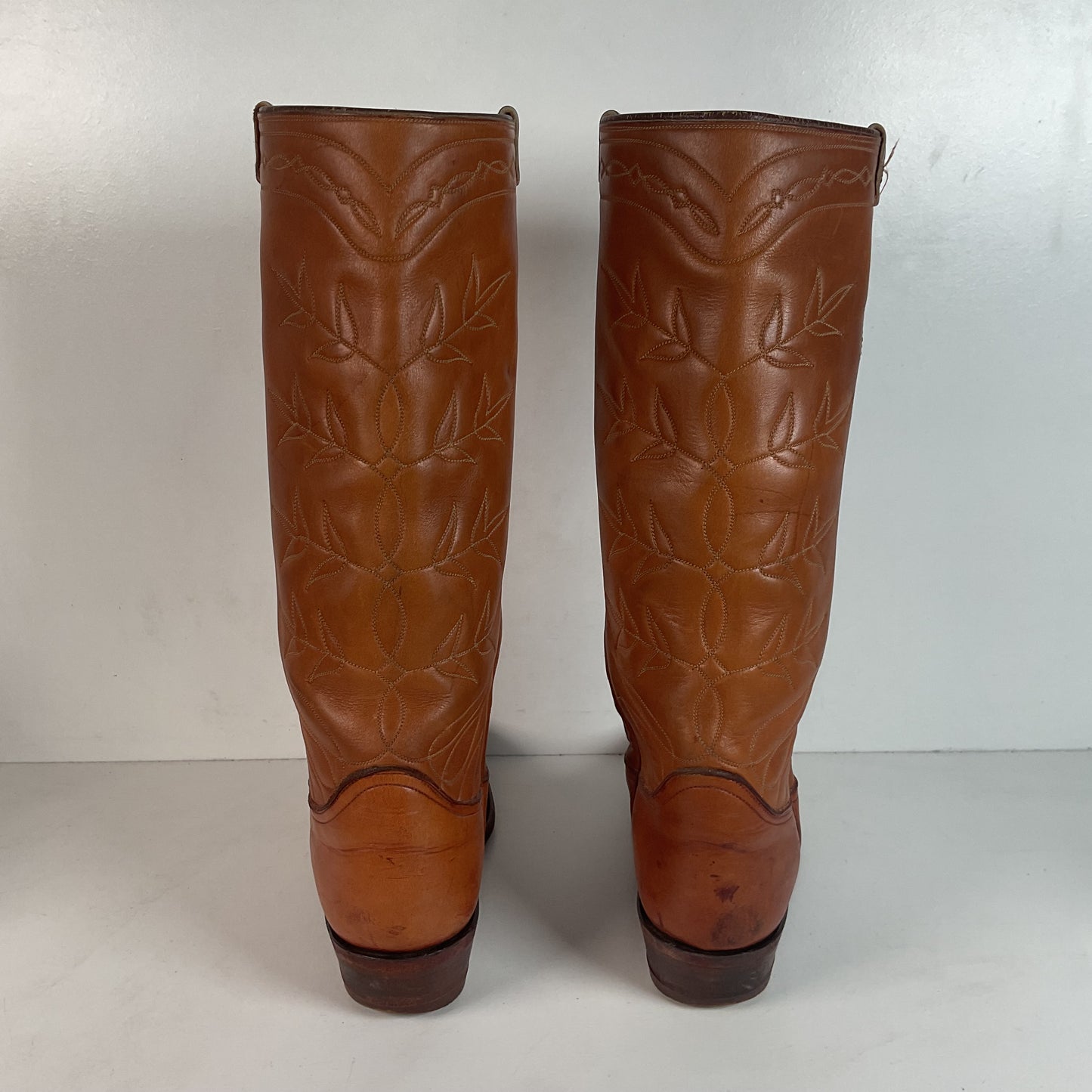 Vintage Tony Lama Tall Top Cowboy Boots | Gold Label | Tall Top | Men’s 9 D