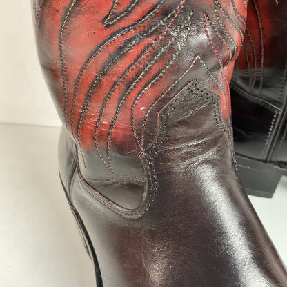 Vintage 1970s Iron Age Thunderbird Cowboy Boots 10.5 D USA Made