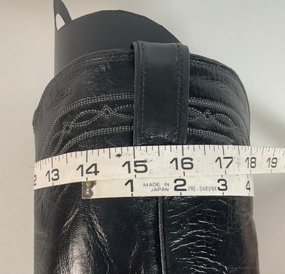 Justin Full Ostrich Quill Roper Boots | Exotic | USA Made | Men’s 8.5 D