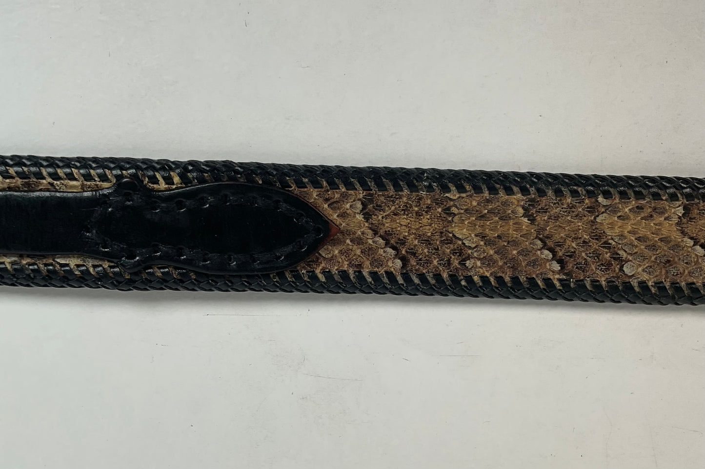 Custom Timber Rattlesnake Cowboy Belt |Canebrake | Braided | Snake Skin